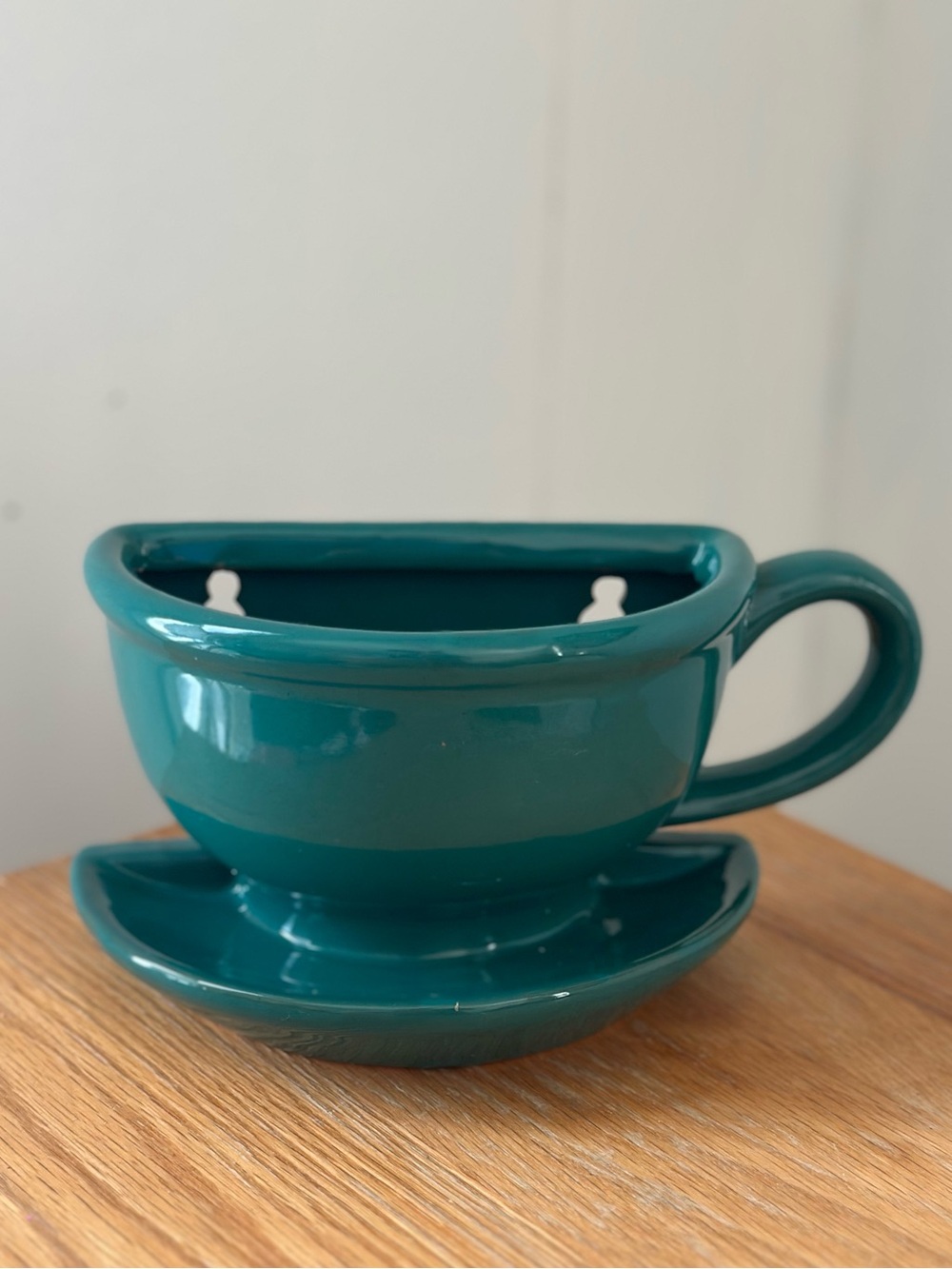 Ceramic Coffee Cup Wall Planter
